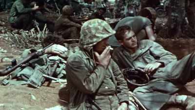 WHEN ALLOWED TO PULL
BACK FROM THE FRONT, - The Pacific War in Color