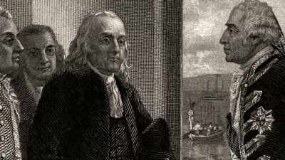 "When an American falls,
England feels it," he said. - Benjamin Franklin