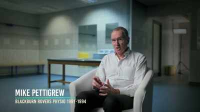When any player goes down
and then doesn't move very much, - Fever Pitch: The Rise of the Premier League