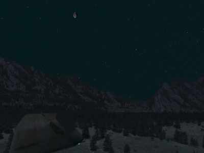 When approaching the Moon
from Earth, - Above Majestic