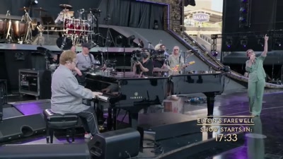♪ When are you gonna come down? ♪ - Elton John Live: Farewell from Dodger Stadium