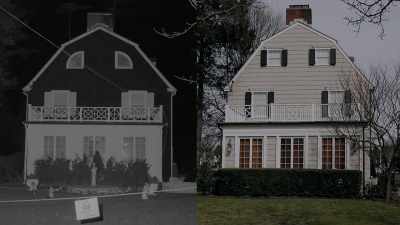 - When you arrive outside the house now, - Famously Haunted: Amityville