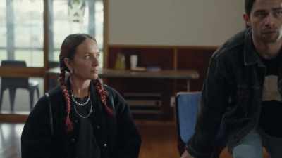 -When Beau approaches Murray,
he slips on a stray sausage, - Good Grief
