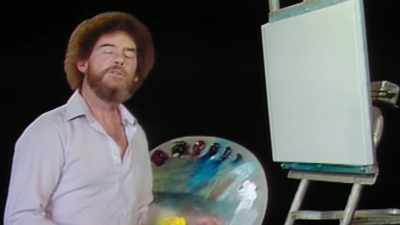 When Bob got on TV,
he had to find a paint distributor. - Bob Ross: Happy Accidents, Betrayal & Greed