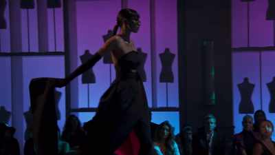 When it came out in that moment
when she reveals the train, - Next in Fashion