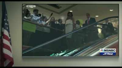 - When candidate Trump
came down the escalators - Police State