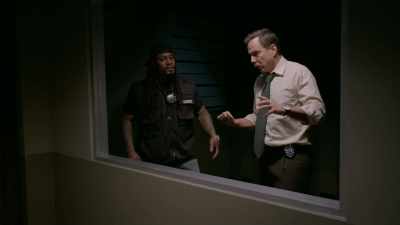 When Charles comes in, - Murderville