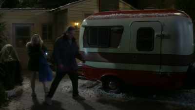 When it comes
flying out at you, - The Conners