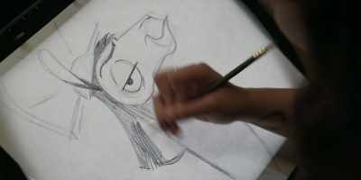 When it comes to shading in, - Sketchbook