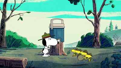 "When it comes
to carrying water on a hike, - Camp Snoopy