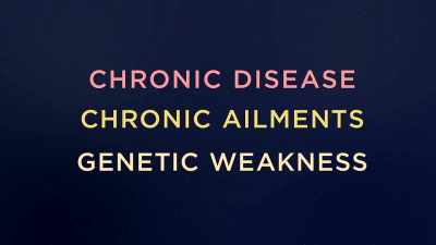 When it comes to
chronic disease, - The Way of Miracles