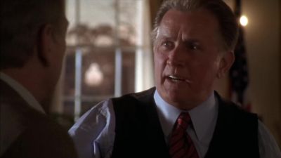 -When you coming back?
-I've been here an hour. . . - The West Wing