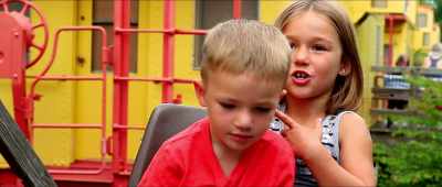 When my daughter was little,
she'd sit on my lap - Fart: A Documentary