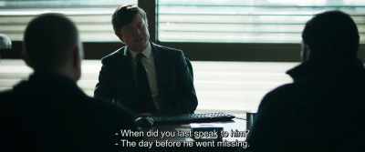 - When did you last speak to him?
- The day before he went missing. - The Marco Effect