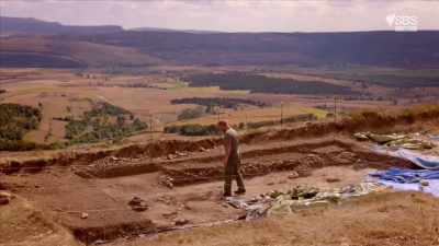When we dig in Monte Bernorio, - Curse of the Ancients with Alice Roberts