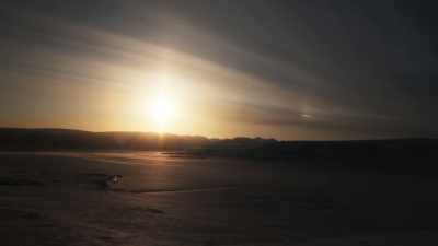 When it does,
under 24-hour daylight, - Frozen Planet II