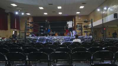 When everybody was cutting
wrestling promos and imagining - The Wrestlers