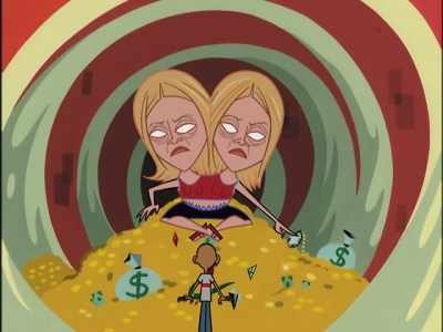 When everyone made eye contact
to pick partners, - Clone High