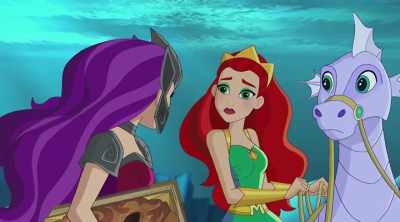 When Father
was imprisoned in Xebel, - DC Super Hero Girls: Legends of Atlantis