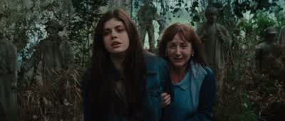 We get so lonely hereDon't weThat's why l create my statuesThey're my only companydaughter of AthenaHow do you know me You have such beautiful hairl once had hair like thatl was courteddesired by many suitorsBut that all changedbecause of your motherthe - Percy Jackson &amp; the Olympians: The Lightning Thief