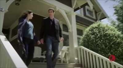When we get back, - Stranger in the House