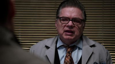 When he gets like this,
the bear hugs - Chicago Med