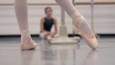  When you go back to class,
it's kind of weird - On Pointe