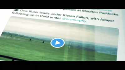 When Godolphin posted
the video on Twitter - Horsepower