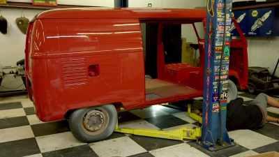 When we got the 1960
VW bus with Eliot, - Shorty's Dream Shop