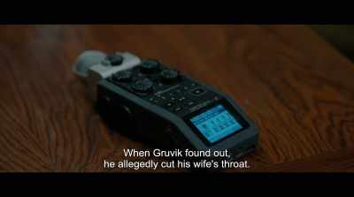 When Gruvik found out,
he allegedly cut his wife's throat. - Lake of Death