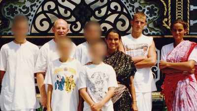 When he was in
prison. [ Laughs ] - Krishnas: Gurus. Karma. Murder.