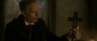 When you hold the
crucifix aloft, - Wrath of Dracula