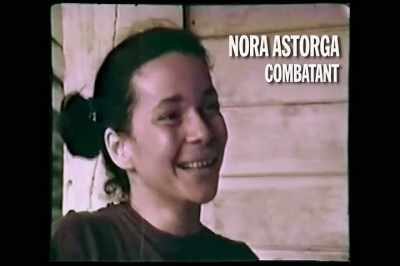 When I came out
for the first time in daylight, - ¡Las Sandinistas!