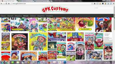 When I came up with GPKCustoms - 30 Years of Garbage: The Garbage Pail Kids Story