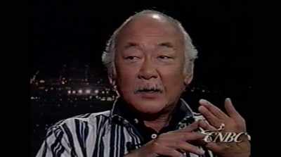 When I finally read the script,
by page three, - More Than Miyagi: The Pat Morita Story