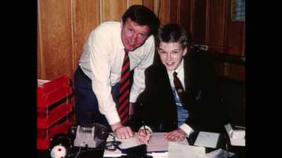 When I first met Becks,
he had this perfect
coiffed hair, - Fever Pitch: The Rise of the Premier League