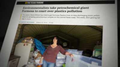       When I first started,
     I had a helicopter land - The Story of Plastic