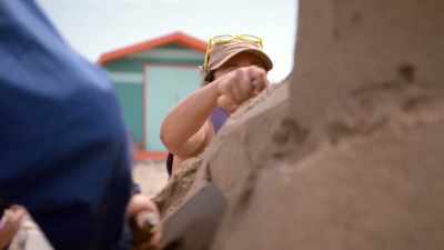 When I first started
sand sculpting, - Race Against The Tide