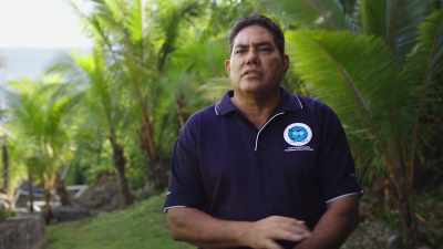When I first started
spearfishing and, and diving, - Protecting Paradise: The Story of Niue