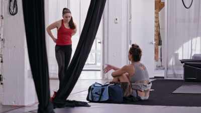 When I first told him
that I wanted to take pole classes, - Strip Down, Rise Up