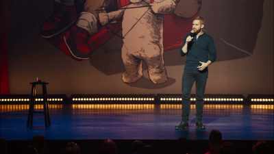 When I go in there,
I'm like, "Aah! - Andrew Santino: Home Field Advantage