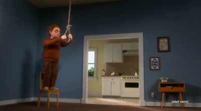 When I got it around my neck,
the ceiling fell in - The Shivering Truth