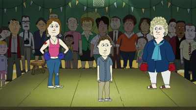 When I heard my mom
was gonna fight, - Ten Year Old Tom