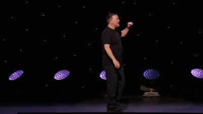 When I left school,
my best mate was a bloke called Mark. - Ricky Gervais: SuperNature