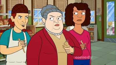 When I lit mine,
the flames went so high, - Corner Gas Animated