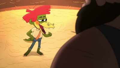When I needed a haircut back home, - Arlo the Alligator Boy