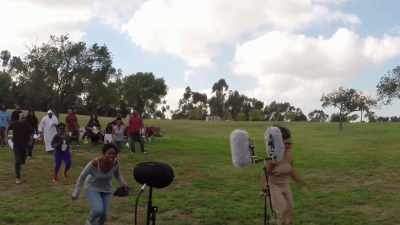 When I had people running by the mics, - Making Waves: The Art of Cinematic Sound