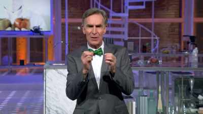 When I pulled the goop
from the strawberry, - Bill Nye Saves the World