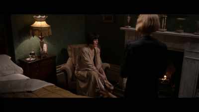 When I was putting up
the chairs in the rain, - Downton Abbey