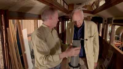 When I was stripping
the canvas off the roof, - Great Rail Restorations with Peter Snow